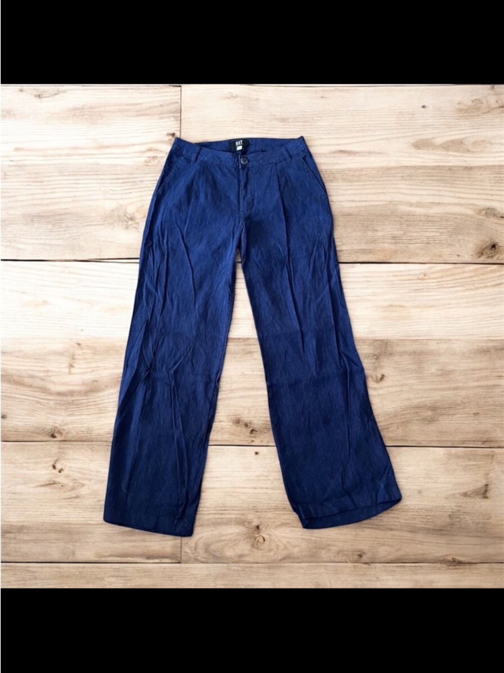 Kut from the Kloth Pippa Pleated Wide Leg Linen Blend Pants Womens Size 2